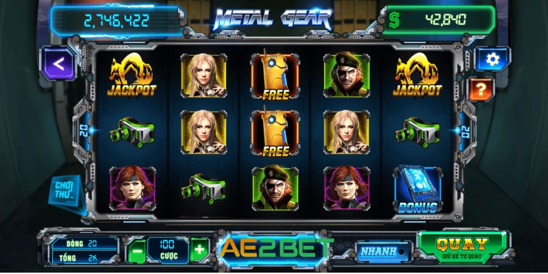 Slot Metal Gear SV088 Phần Thưởng Độc Đáo 3 slot metal gear ae2bet.net 2